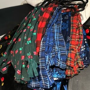 Assorted, holiday and fleece pajama pants